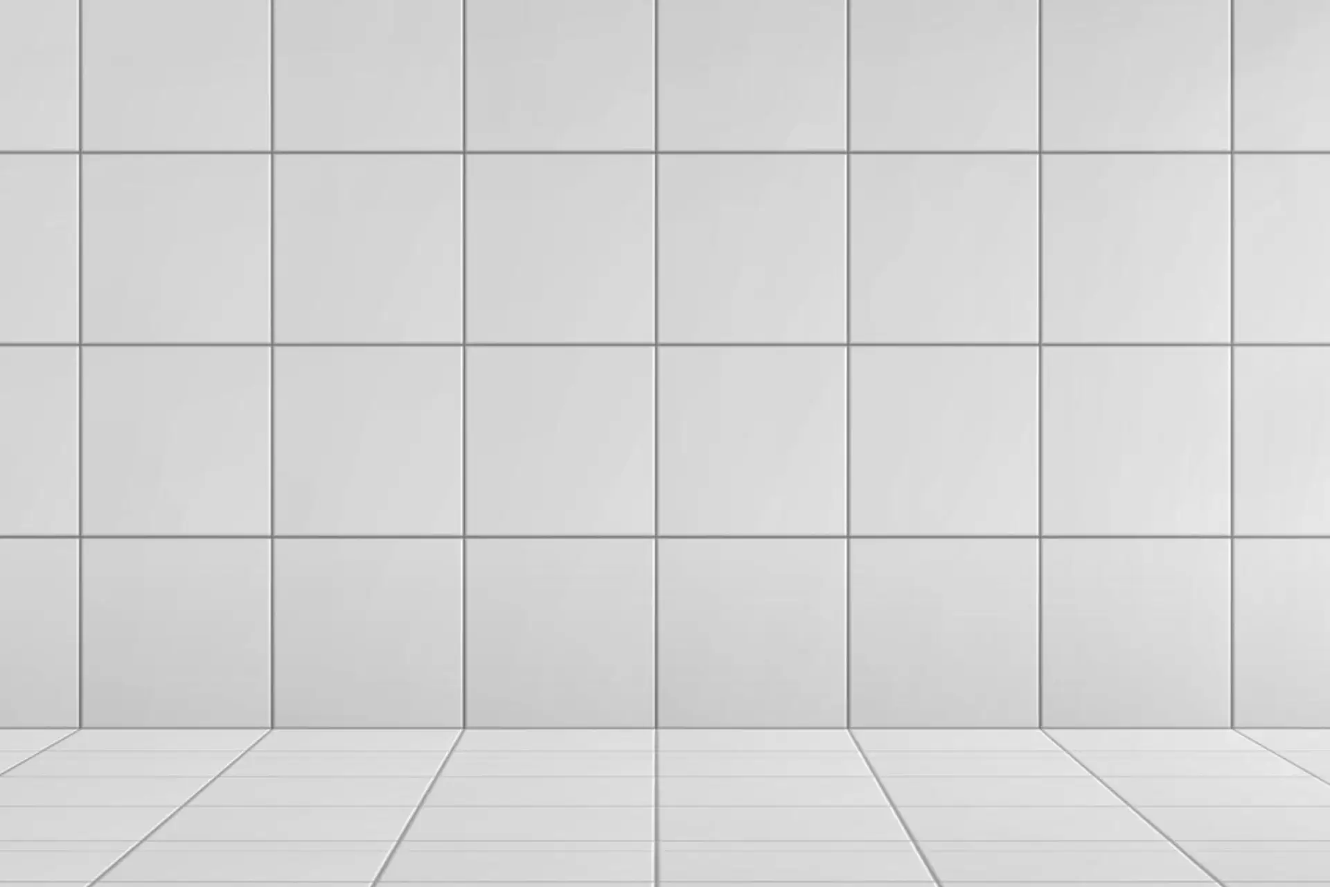 Bathroom studio with ceramic tile wall and floor